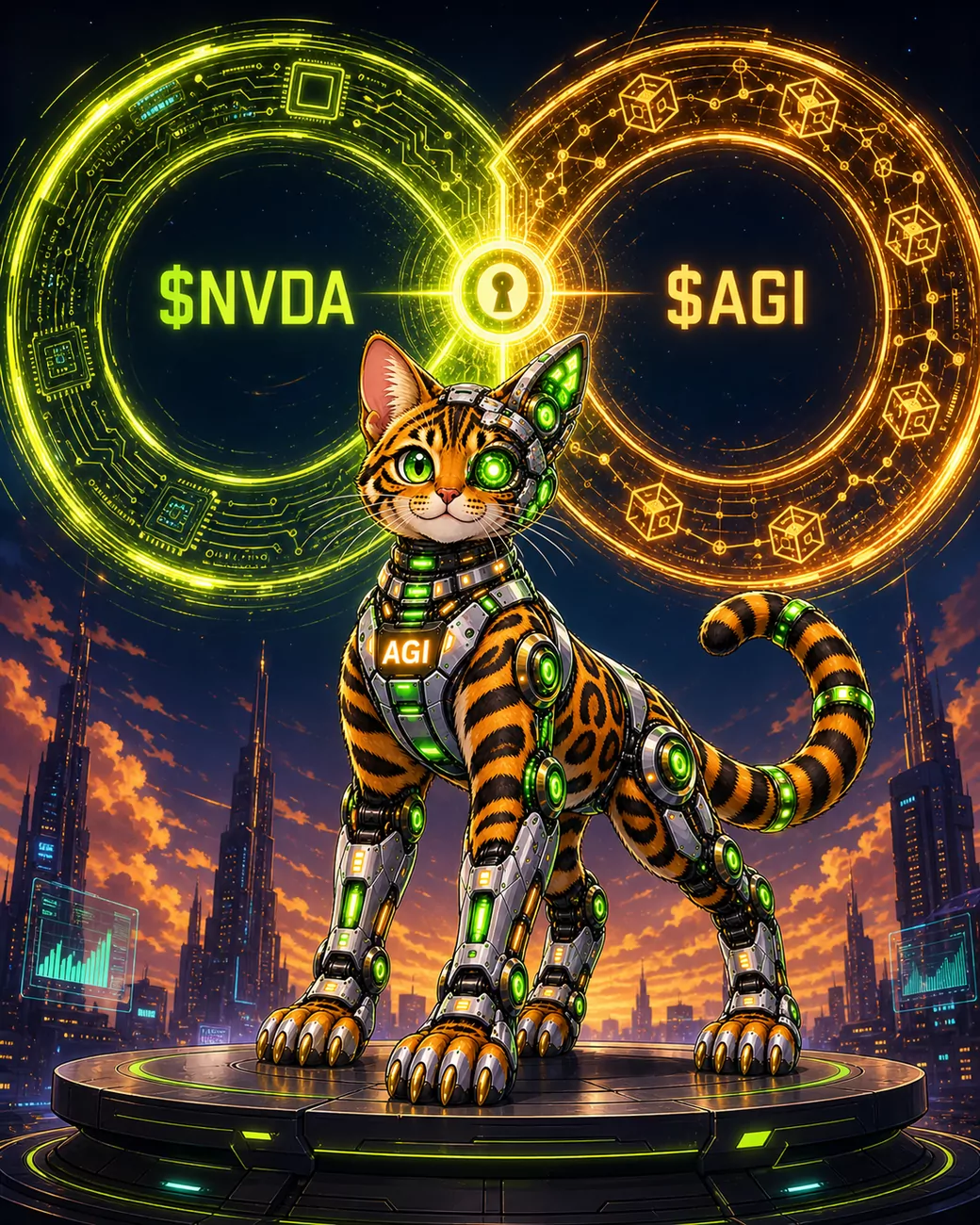 AGI standing between the $NVDA and $AGI orbits